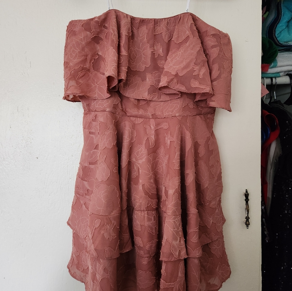 LULUS, Rose, tube top, dress
